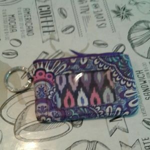 Vera Bradley lilac tapastry retired coin purse